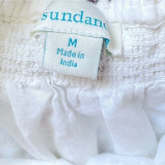 SUNDANCE Sugar Sand Tank Top White Size Medium - Picture 7 of 7